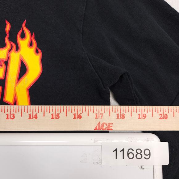 Thrasher Magazine Casual Crew Neck Graphic T Shirt Mens Size Small S Black - Picture 6 of 9